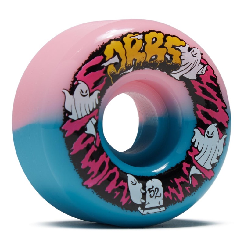 Welcome Orbs Apparitions Splits Round 99a Skateboard Wheels – Pink/Blue Split – 52mm