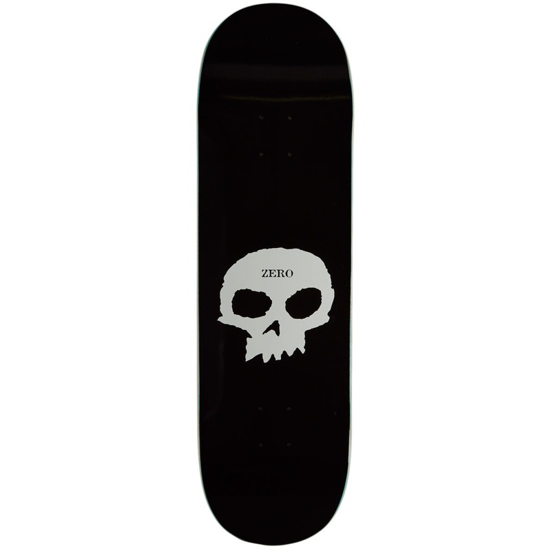 Zero Single Skull Skateboard Deck – 9.00