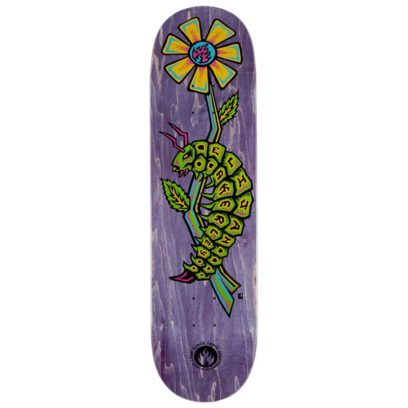 Black Label Elijah Akerley Caterpillar Skateboard Deck – 8.50