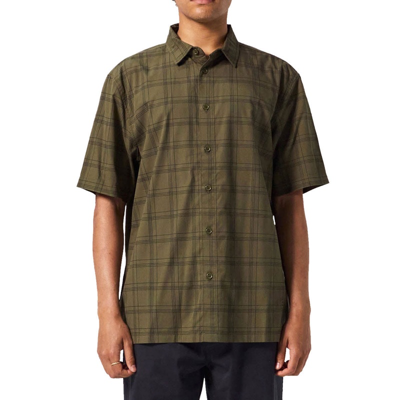 Former Windowpane Shirt – Olive