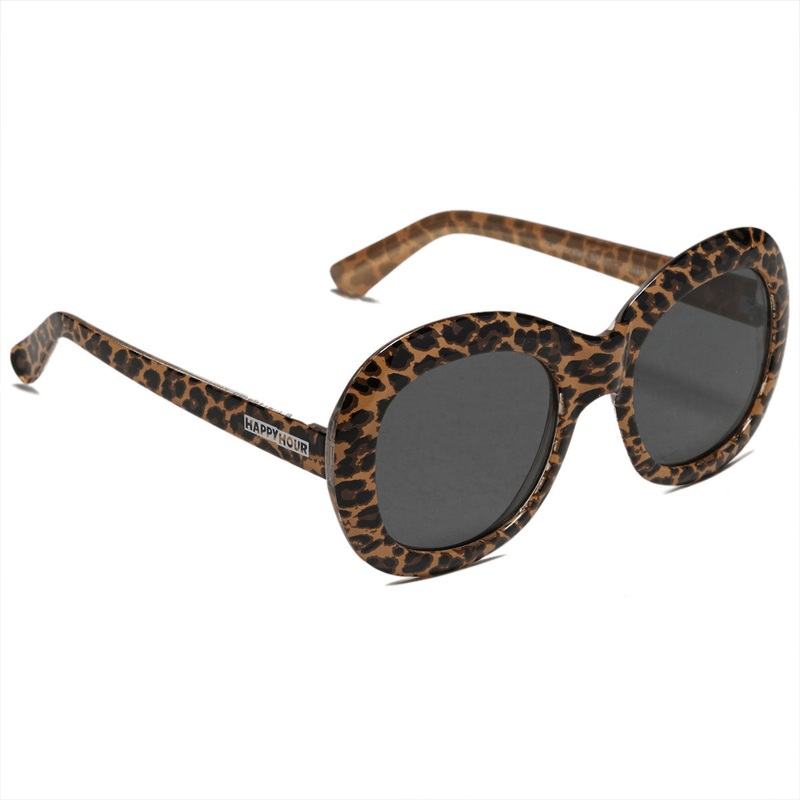 Happy Hour Bikini Beach Sunglasses – Leopard/Delfino