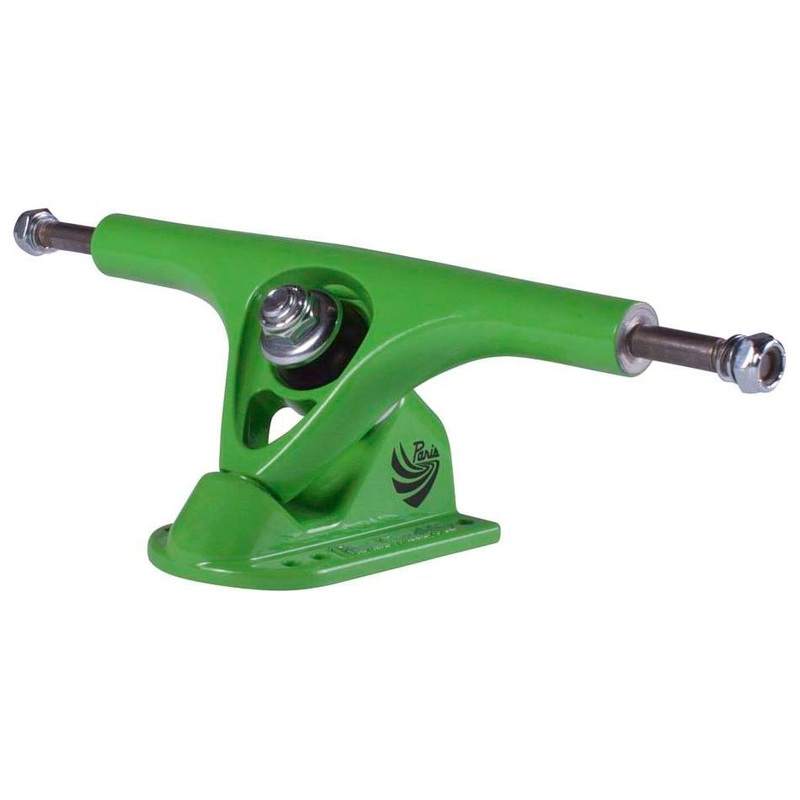 Paris V2 180mm 50 Degree Longboard Trucks – Green/Green