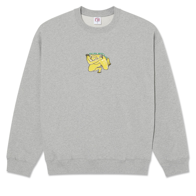 Polar Dave Shy Bow Sweatshirt – Heather Grey