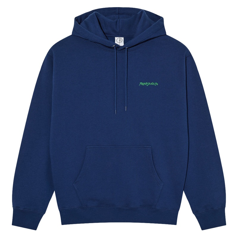 Polar Dave Surf Logo Hoodie – Deep Royal Blue