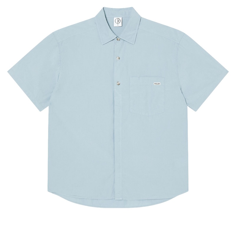 Polar Mitch Long Sleeve Shirt – Dove Blue