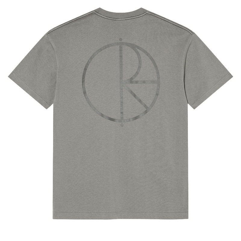 Polar Stroke Logo Contrast T-Shirt – Grey