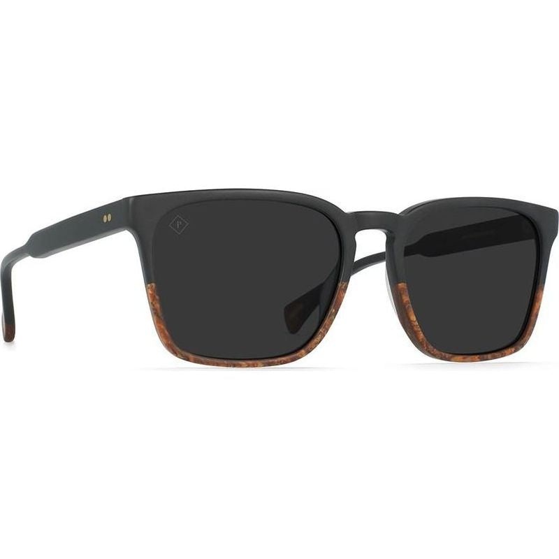 Raen Pierce 55 Sunglasses – Burlwood/Black Polarized