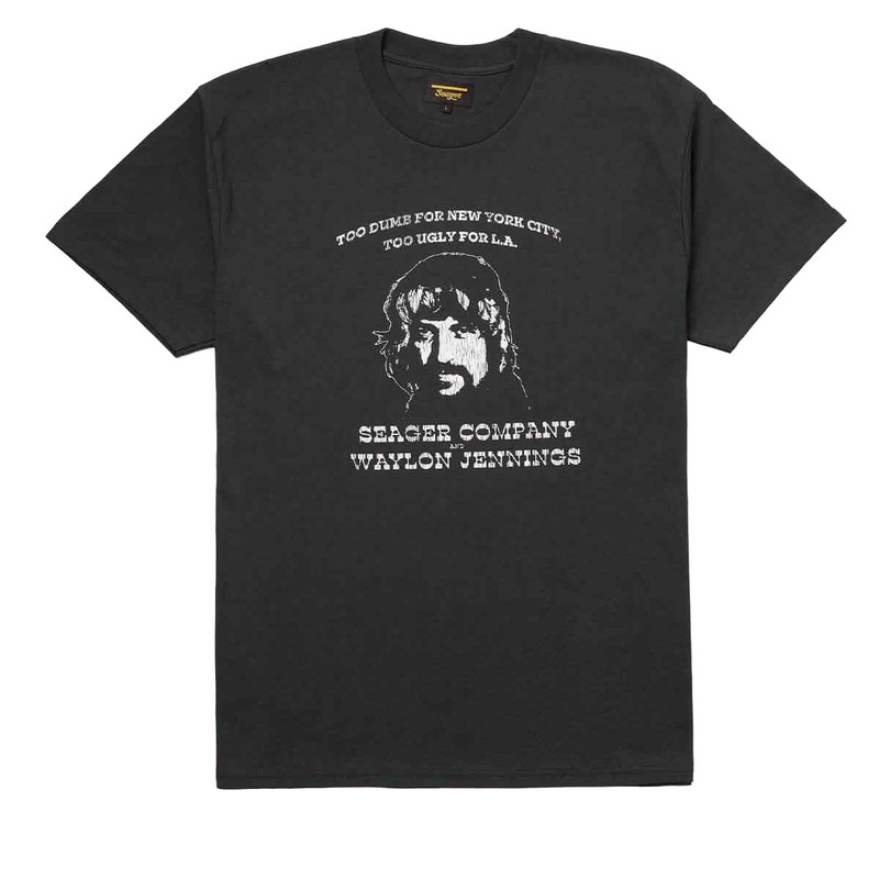 Seager x Waylon Jennings Dumb Ugly T-Shirt – Vintage Black