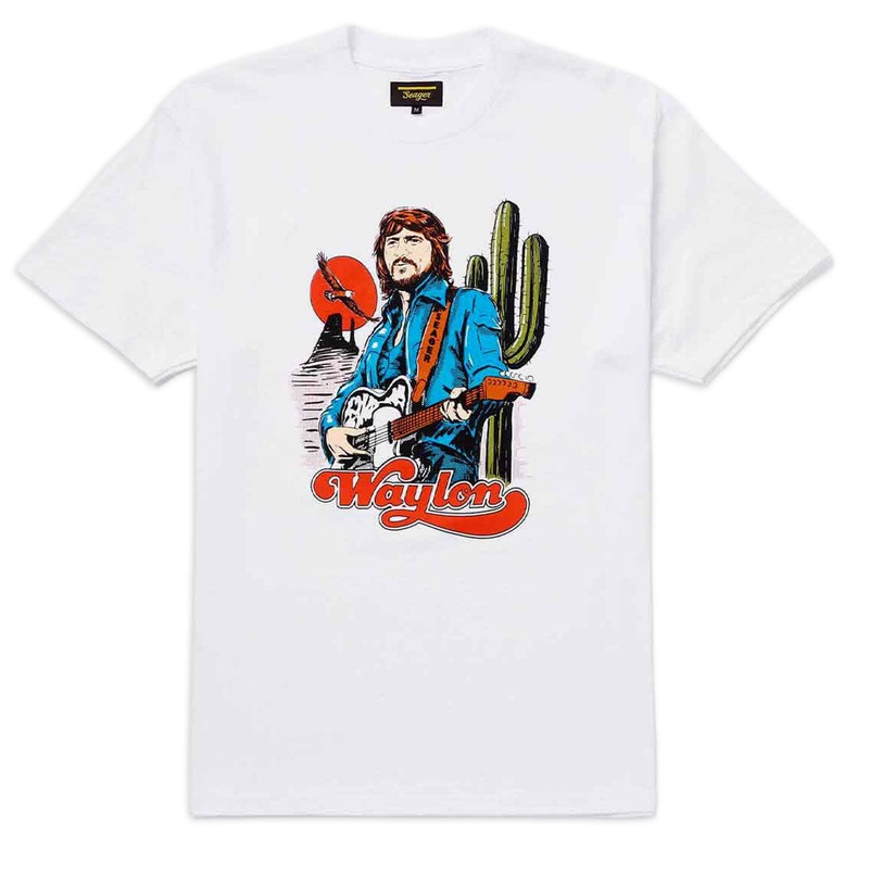 Seager x Waylon Jennings Waylon T-Shirt – White