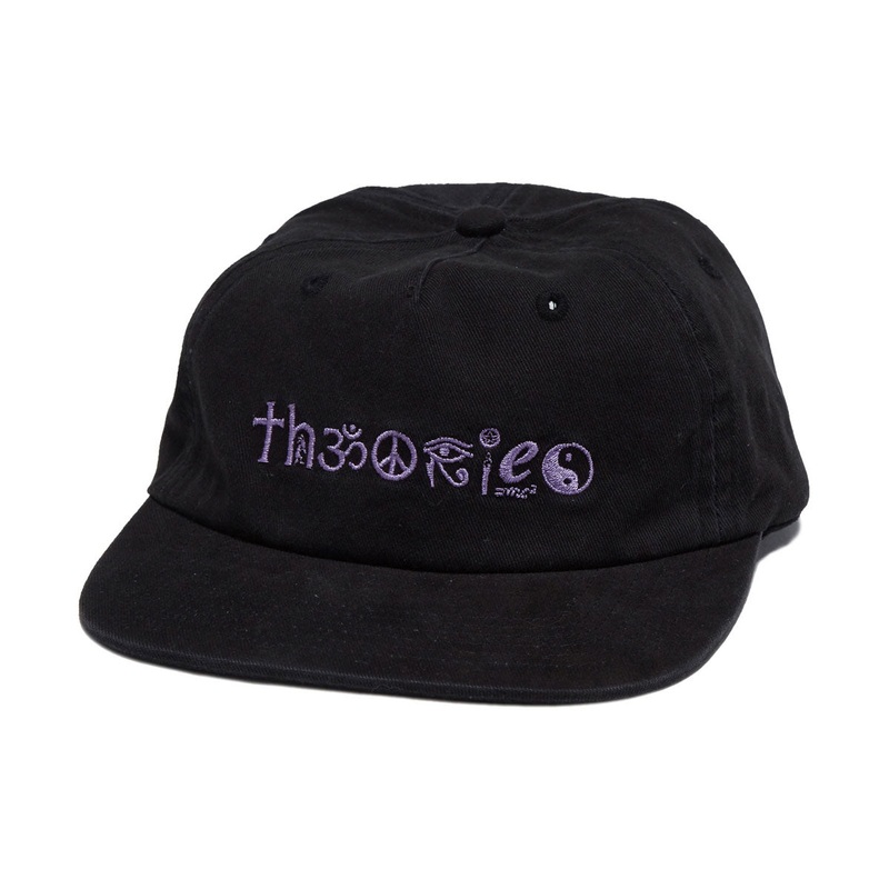 Theories Coexist Denim Strapback Hat – Black