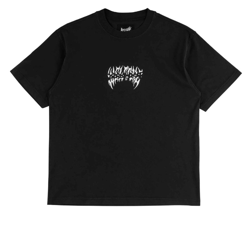 Welcome Brier Garment-Dyed Knit T-Shirt – Black