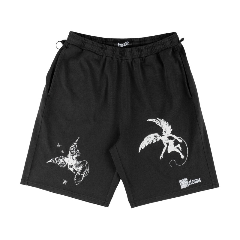 Welcome Dual Enzyme-Wash Shorts – Vintage Black