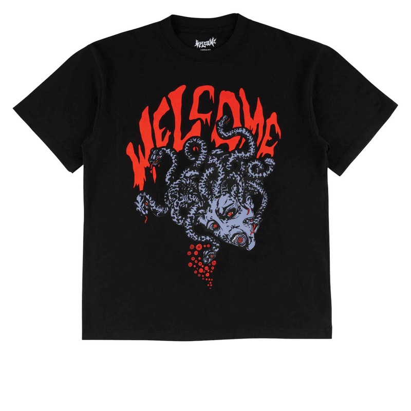 Welcome Medusa T-Shirt – Black/Red