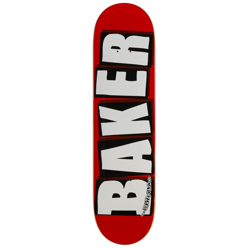 Baker Brand Logo Skateboard Deck – White – 8.00