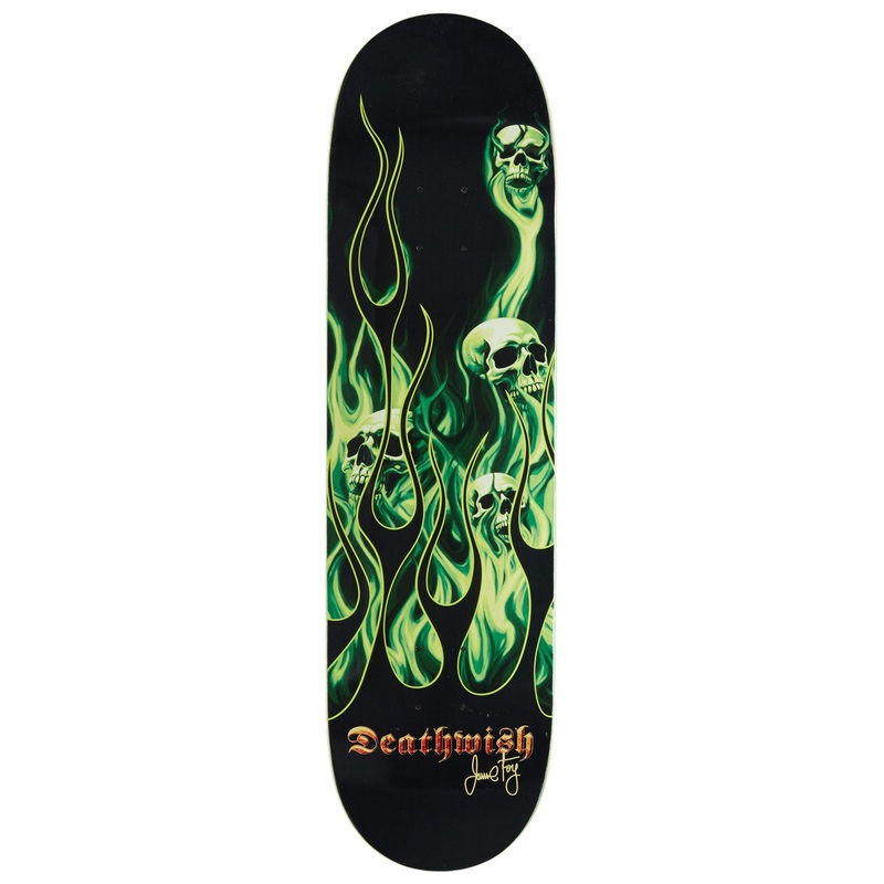 Deathwish Jamie Foy Ammonia Burn Skateboard Deck – 8.38