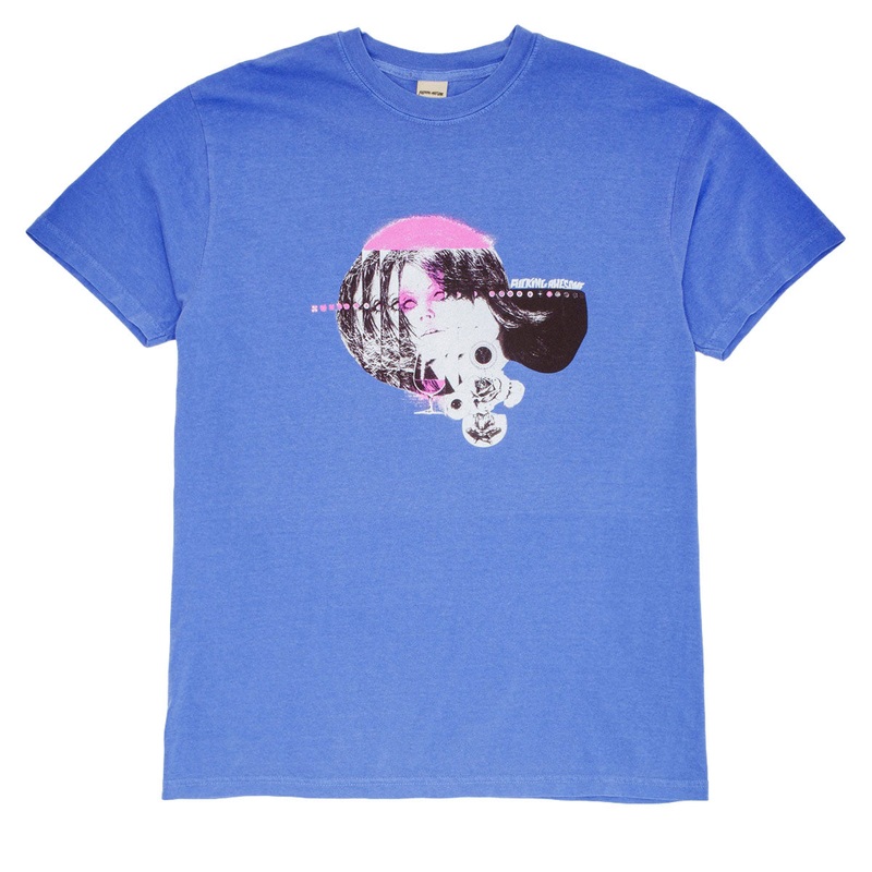 Fucking Awesome Brinda T-Shirt – Flo Blue