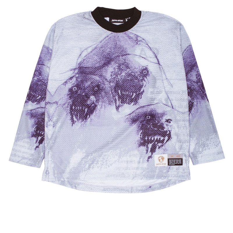 Fucking Awesome Cerberus Moto Long Sleeve Jersey – Purple