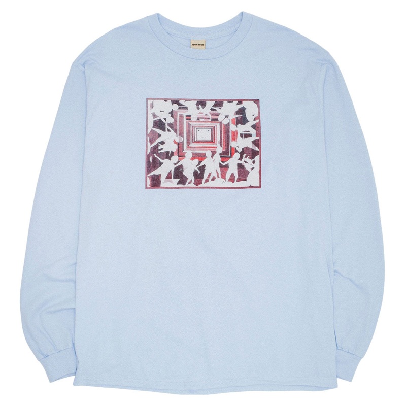 Fucking Awesome Modern Problems Long Sleeve T-Shirt – Light Blue