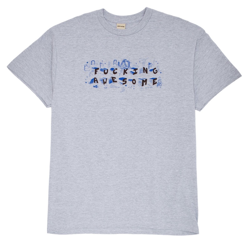 Fucking Awesome Screwball Loco T-Shirt – Grey Heather