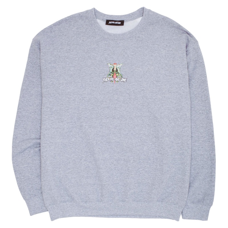 Fucking Awesome Time Bandits Crewneck Sweatshirt – Heather Grey