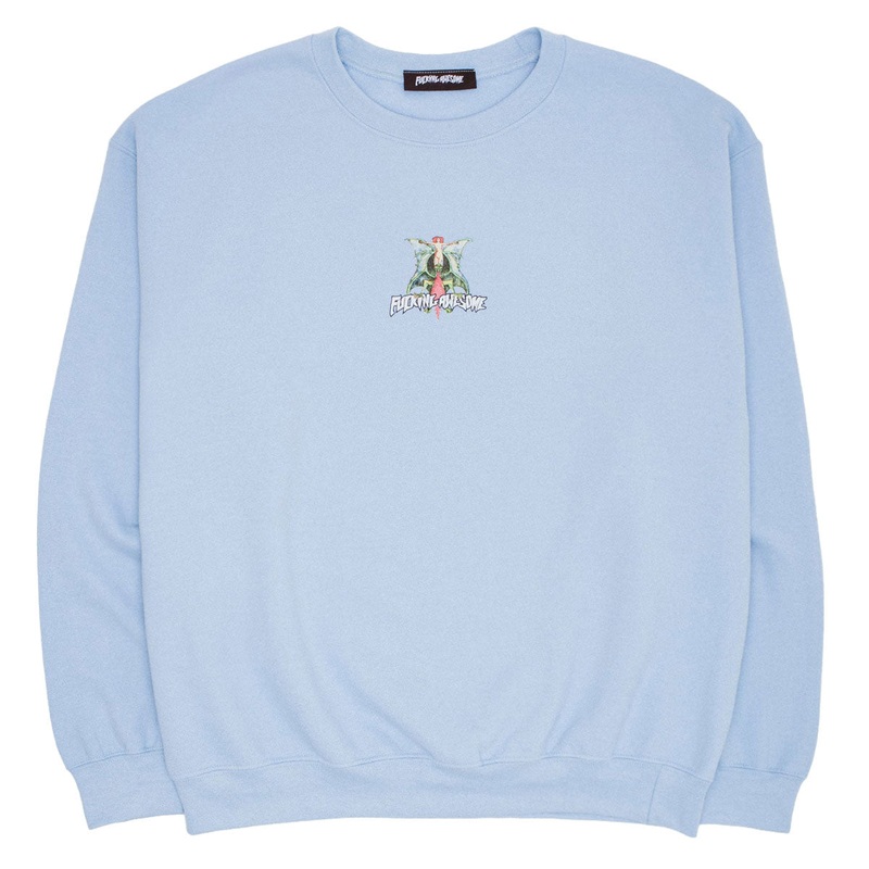 Fucking Awesome Time Bandits Crewneck Sweatshirt – Light Blue