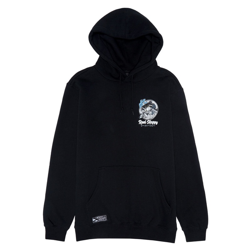 Reel Happy Basu Sakana Hoodie – Black