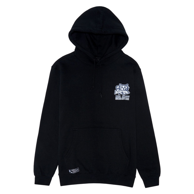 Reel Happy Biggie Hoodie – Black