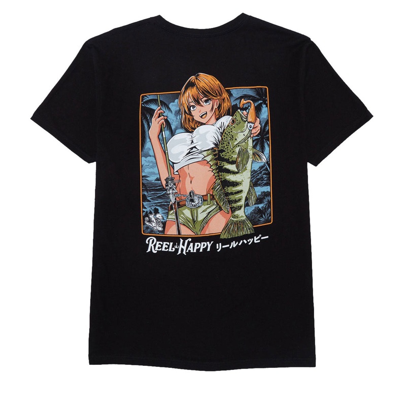 Reel Happy Hanten No Aru T-Shirt – Black