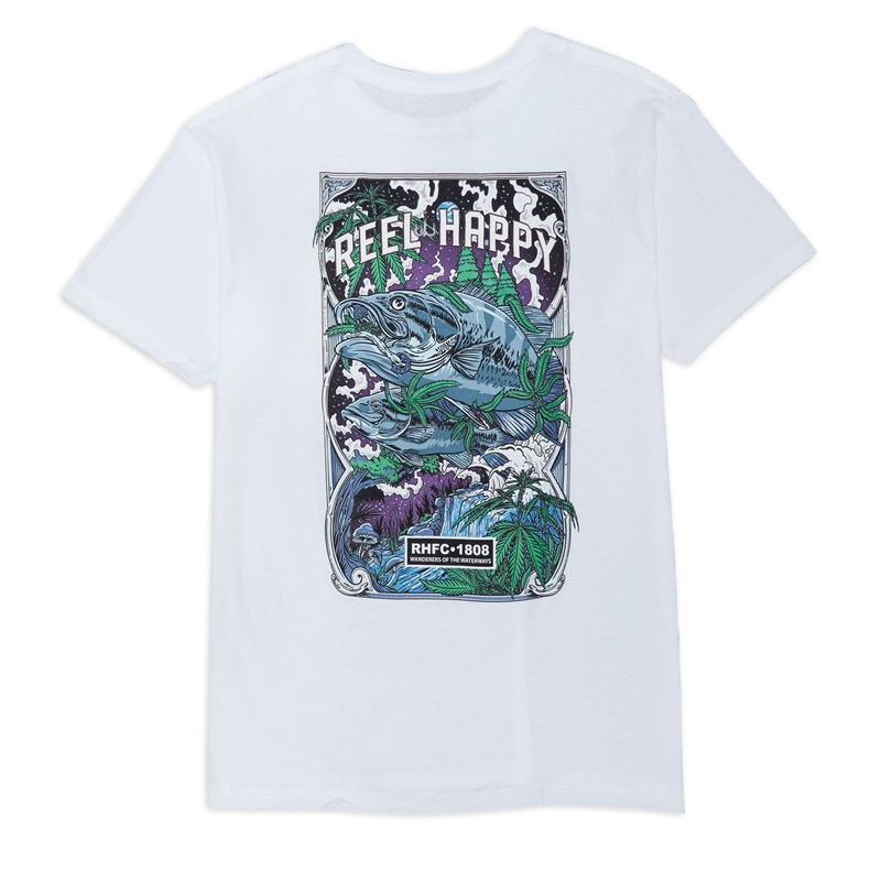 Reel Happy Night Trippers T-Shirt – White