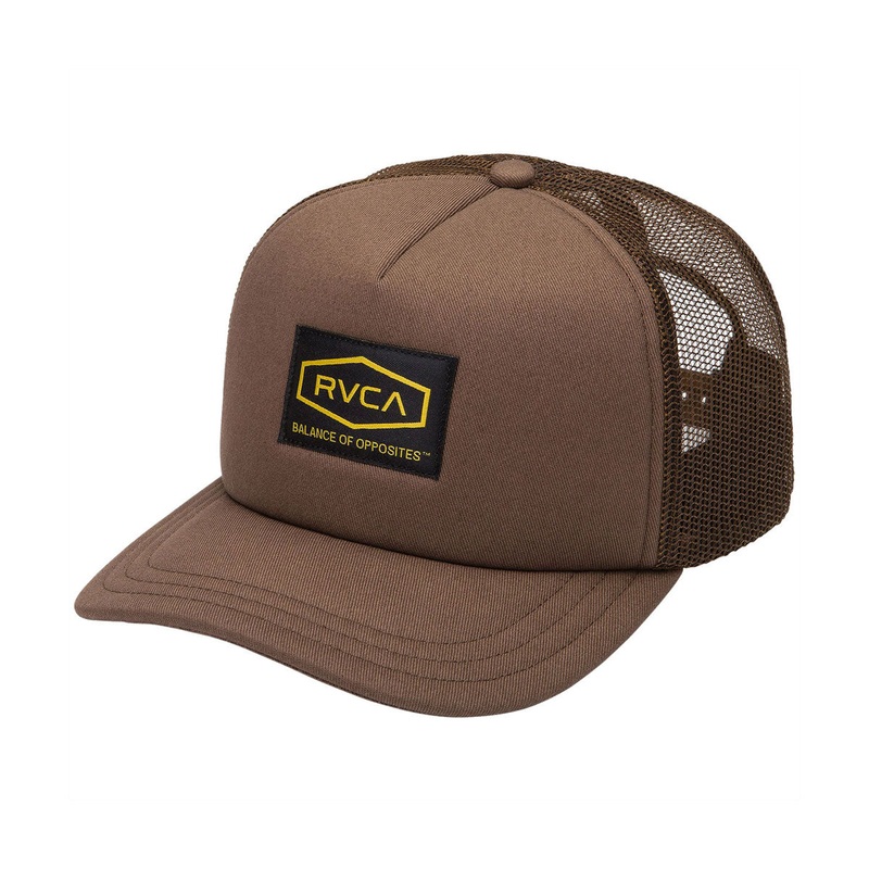 RVCA Dayshift Foamy Trucker Hat – Bombay Brown