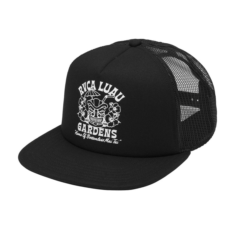 RVCA Gardens Trucker Hat – Black