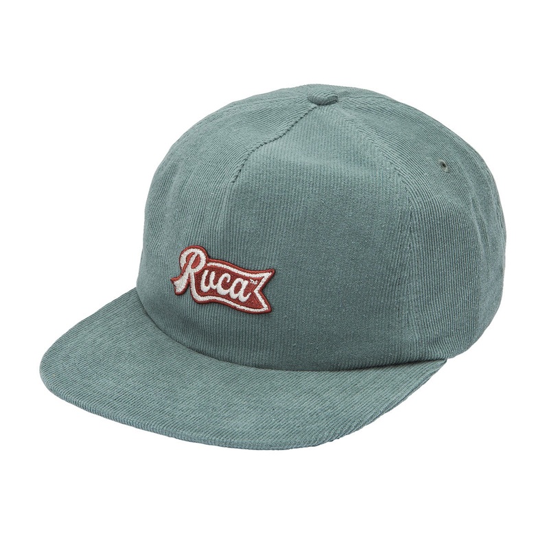 RVCA Pen Script Cord Snapback Hat – Balsam Green