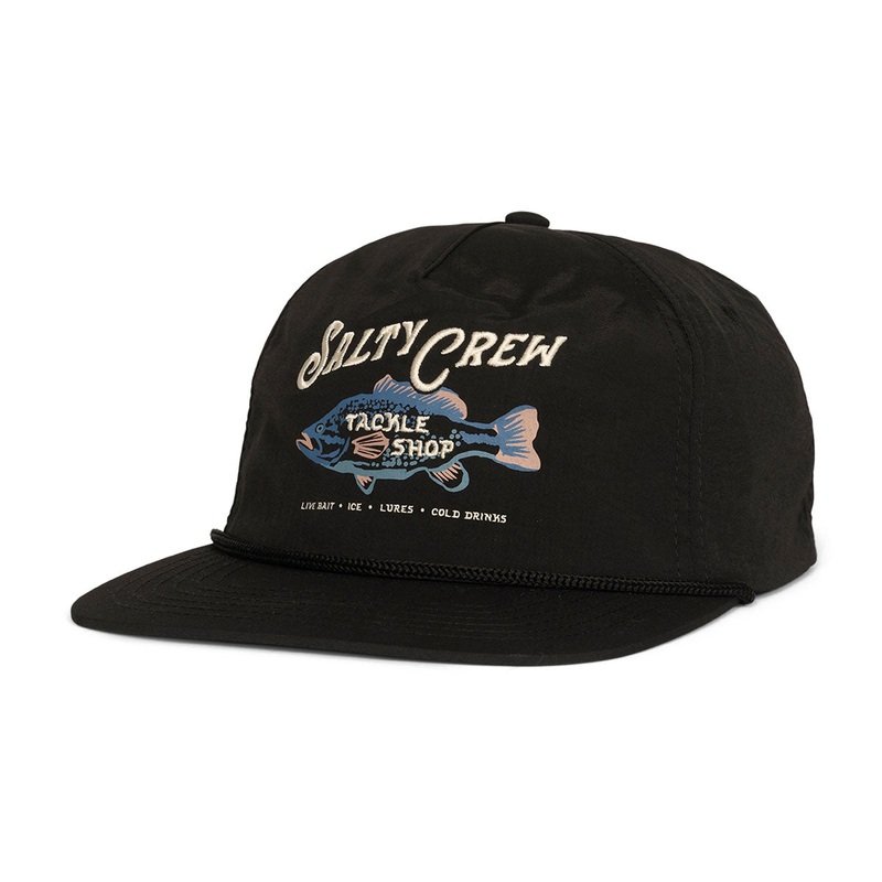 Salty Crew Crafted Snapback Hat – Black