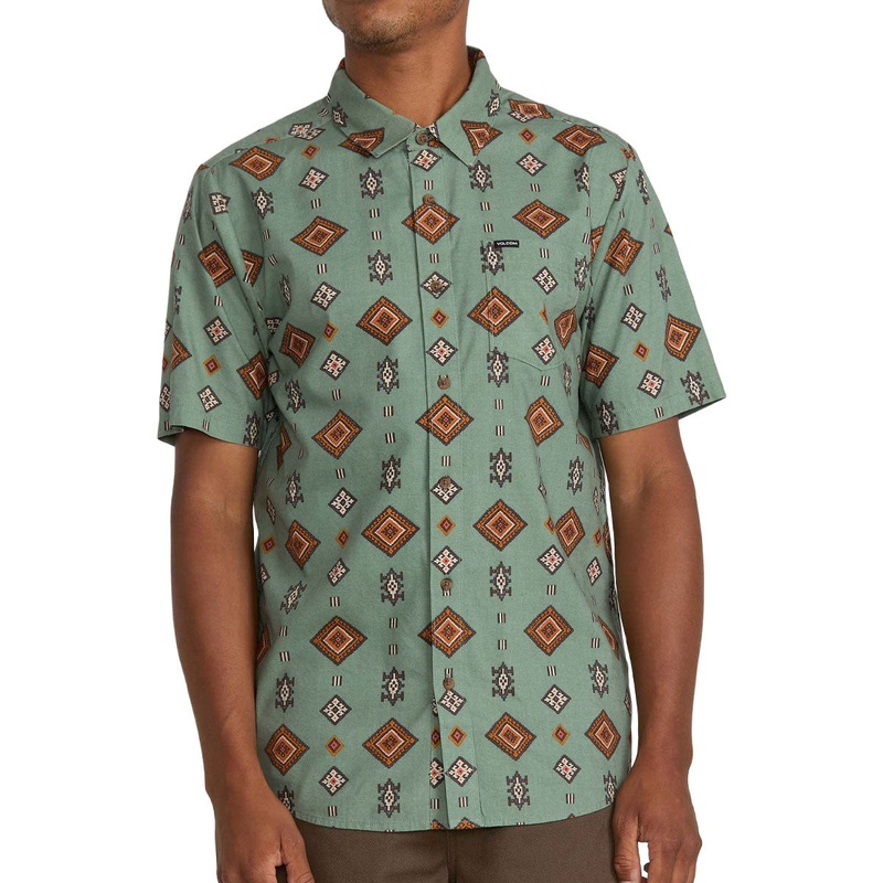 Volcom Desert Dobby Shirt – Light Olive