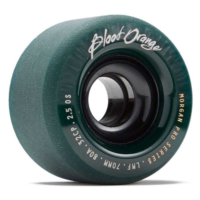 Blood Orange Morgan Pro Longboard Wheels – 70mm 80a – Midnight Green