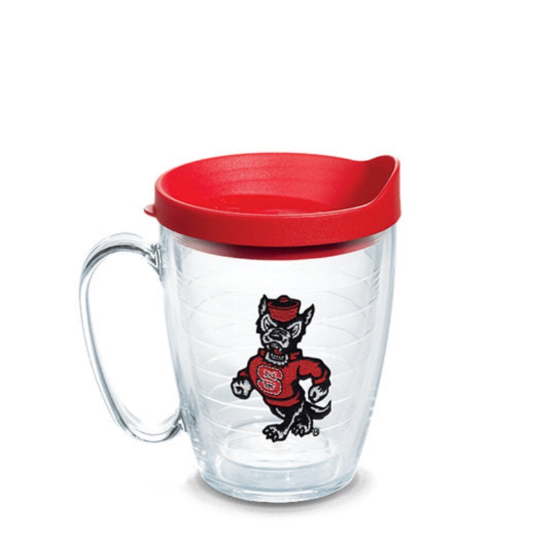 NC State Wolfpack 16oz. Strutting Wolf Tervis Mug w/Red Lid