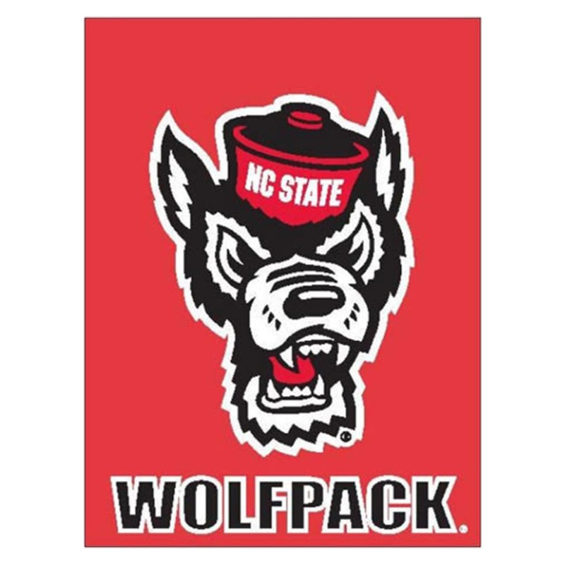 NC State Wolfpack 30X40 Wolfhead Banner
