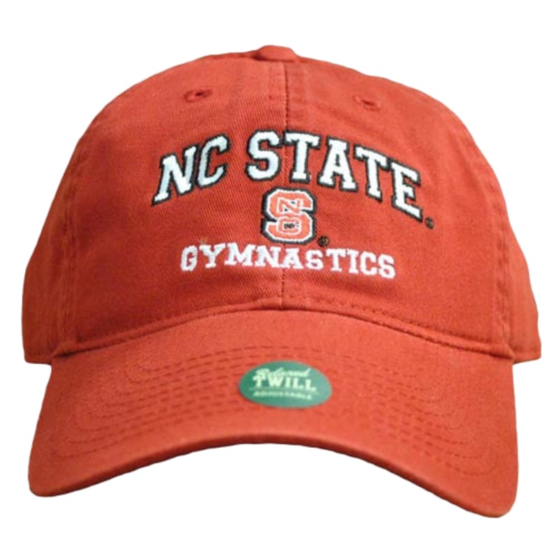 NC State Wolfpack Gymnastics Red Relaxed Fit Adjustable Hat