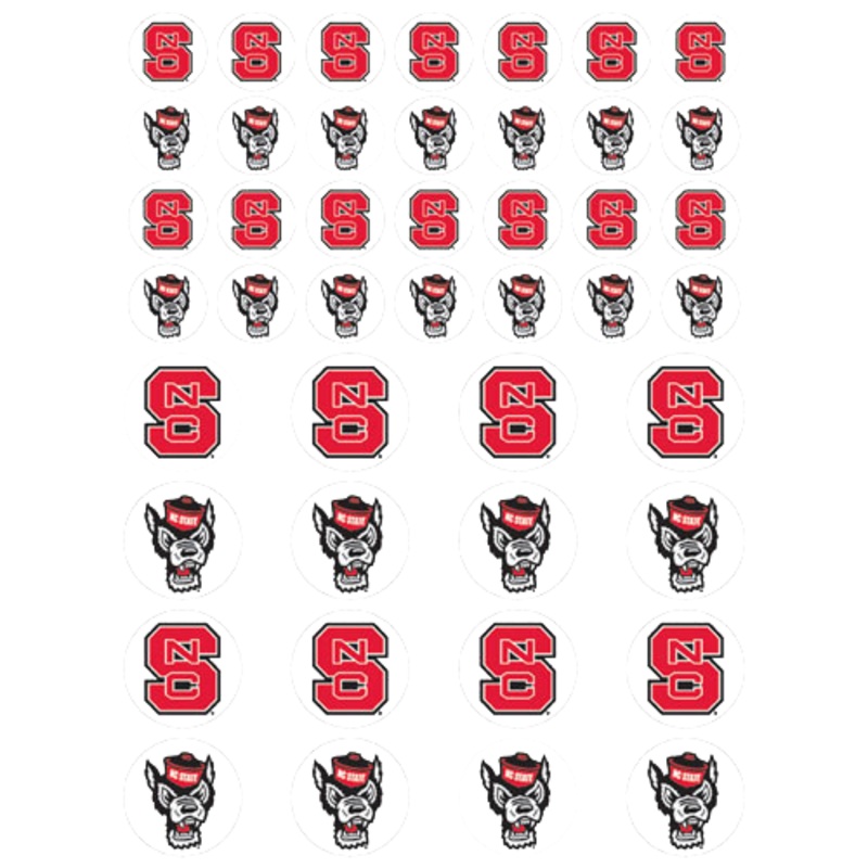 NC State Wolfpack Stickers Sheet