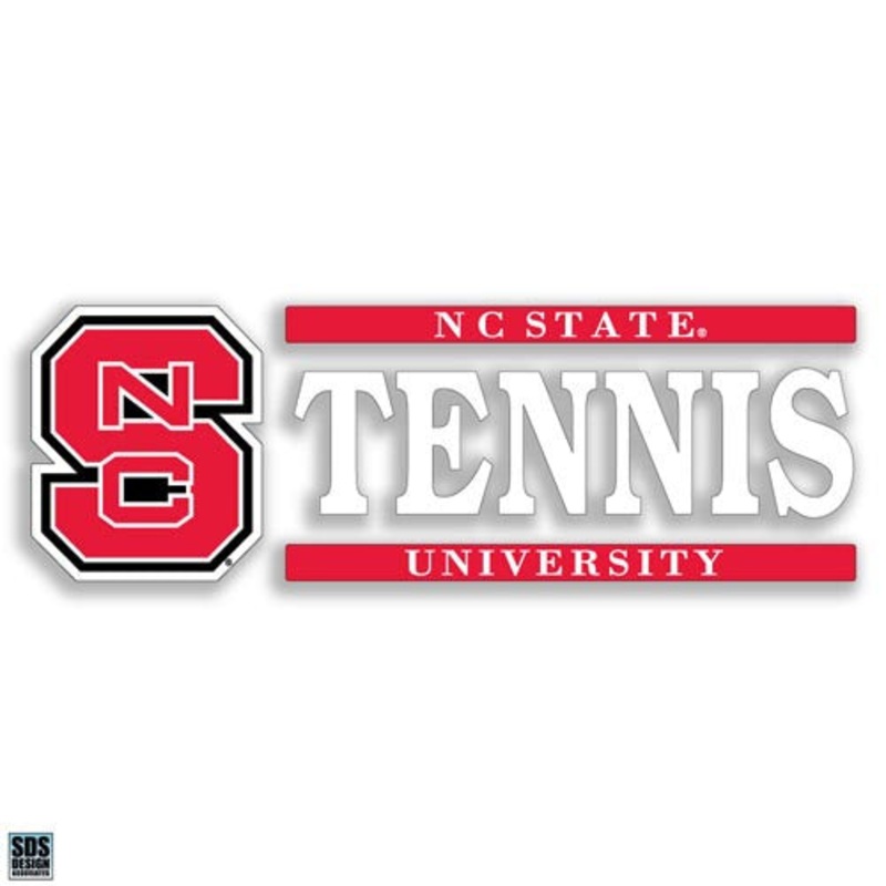 NC State Wolfpack Tennis Vinyl Decal