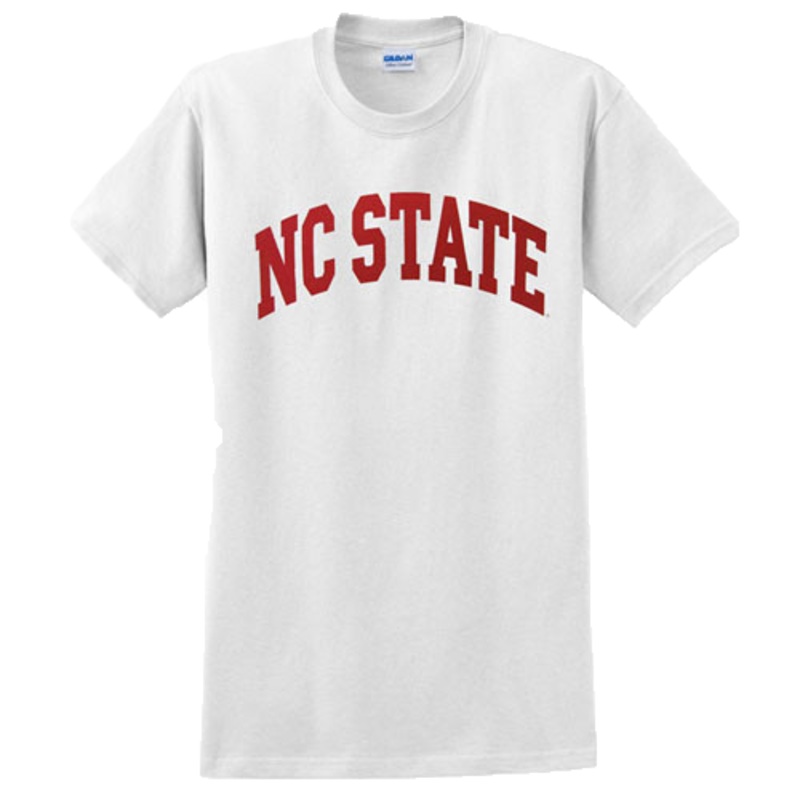 NC State Wolfpack White Arch T-Shirt