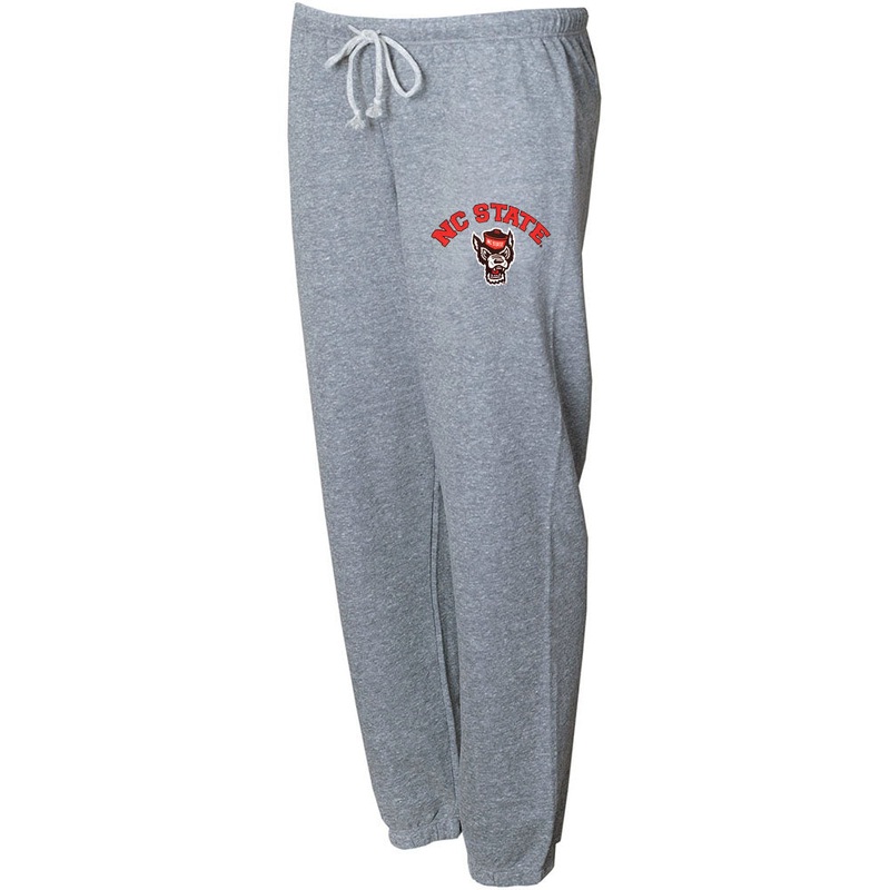 NC State Wolfpack Women’s Grey Mainstream Wolfhead Knit Jogger Sweatpants