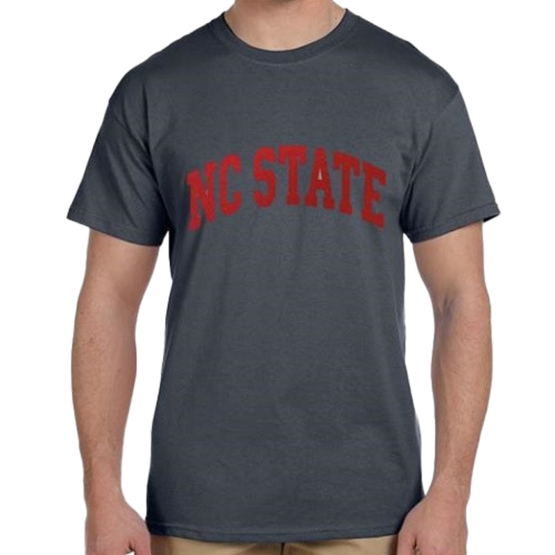 NC State Wolfpack Youth Charcoal Arch T-shirt