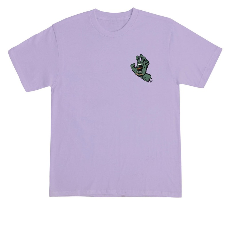 Santa Cruz Screaming Hand T-Shirt – Orchid/Dark Green