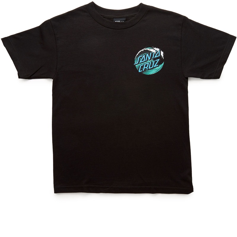 Santa Cruz Wave Dot T-Shirt – Black