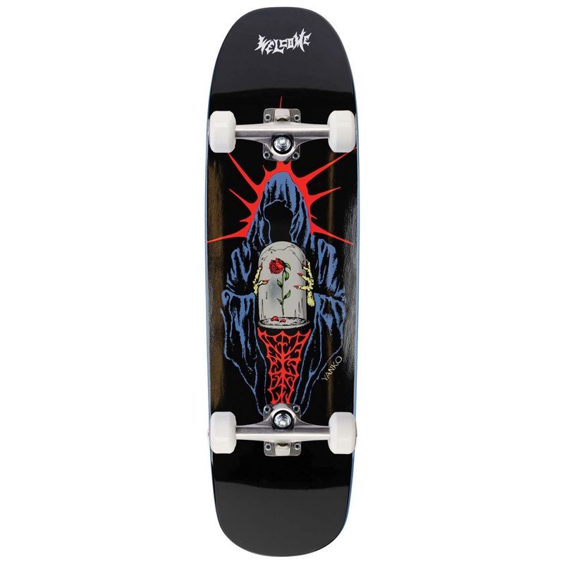 Welcome Wilted Jake Yanko On A Panther Skateboard Complete – Black/Blue Dip – 9.00