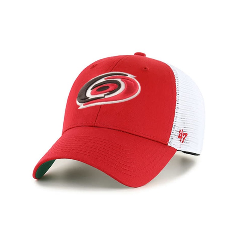 Carolina Hurricanes 47 Brand Red Trucker Adjustable Hat