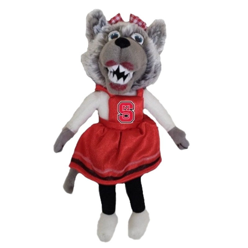 NC State Wolfpack 10.5 Mrs. Wuf Plush Doll
