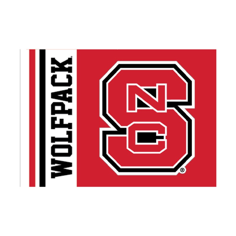 NC State Wolfpack 28 x 40 Block S Tailgating Flag