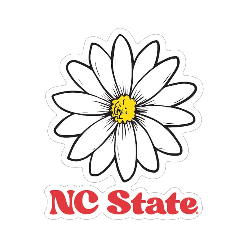 NC State Wolfpack 3 NC State Daisy Rugged Sticker